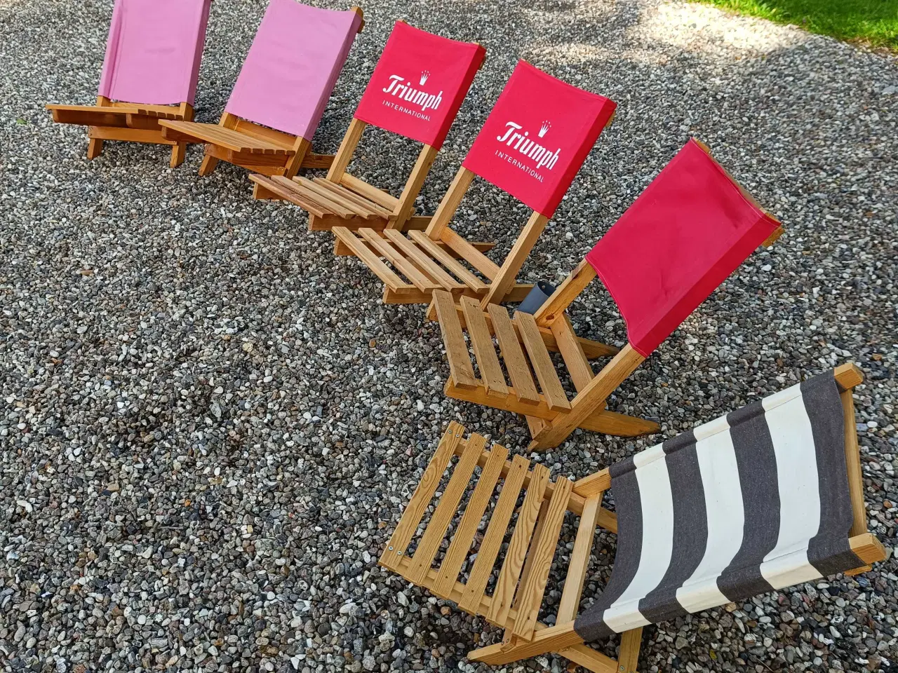 Billede 4 - 6 festival-/strandstole 