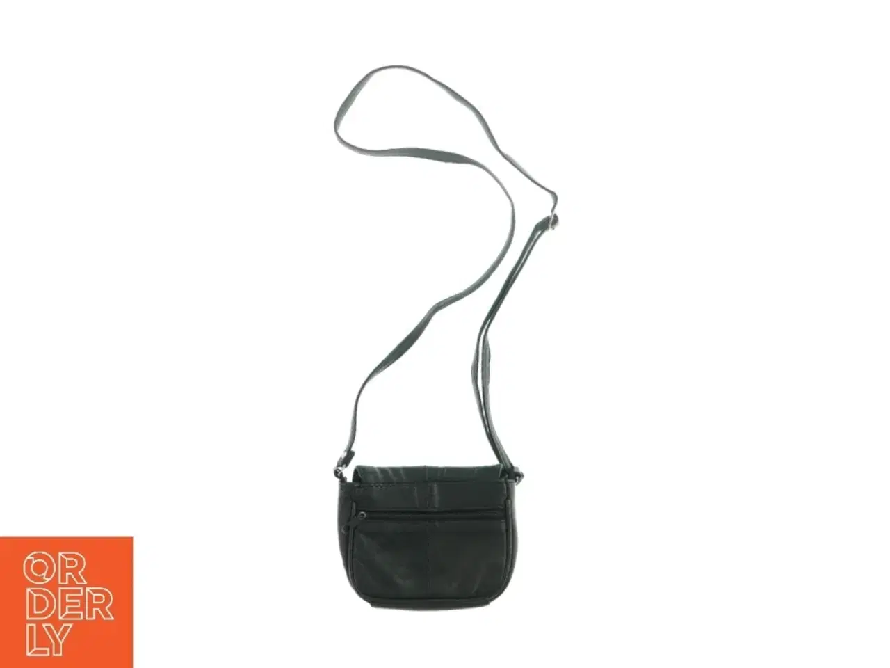 Billede 1 - Lille sort lædertaske