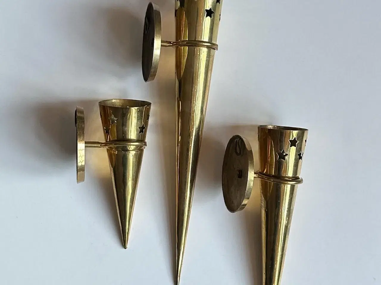 Billede 5 - Messingspyd til ophæng, 3 størrelser, samlet pris