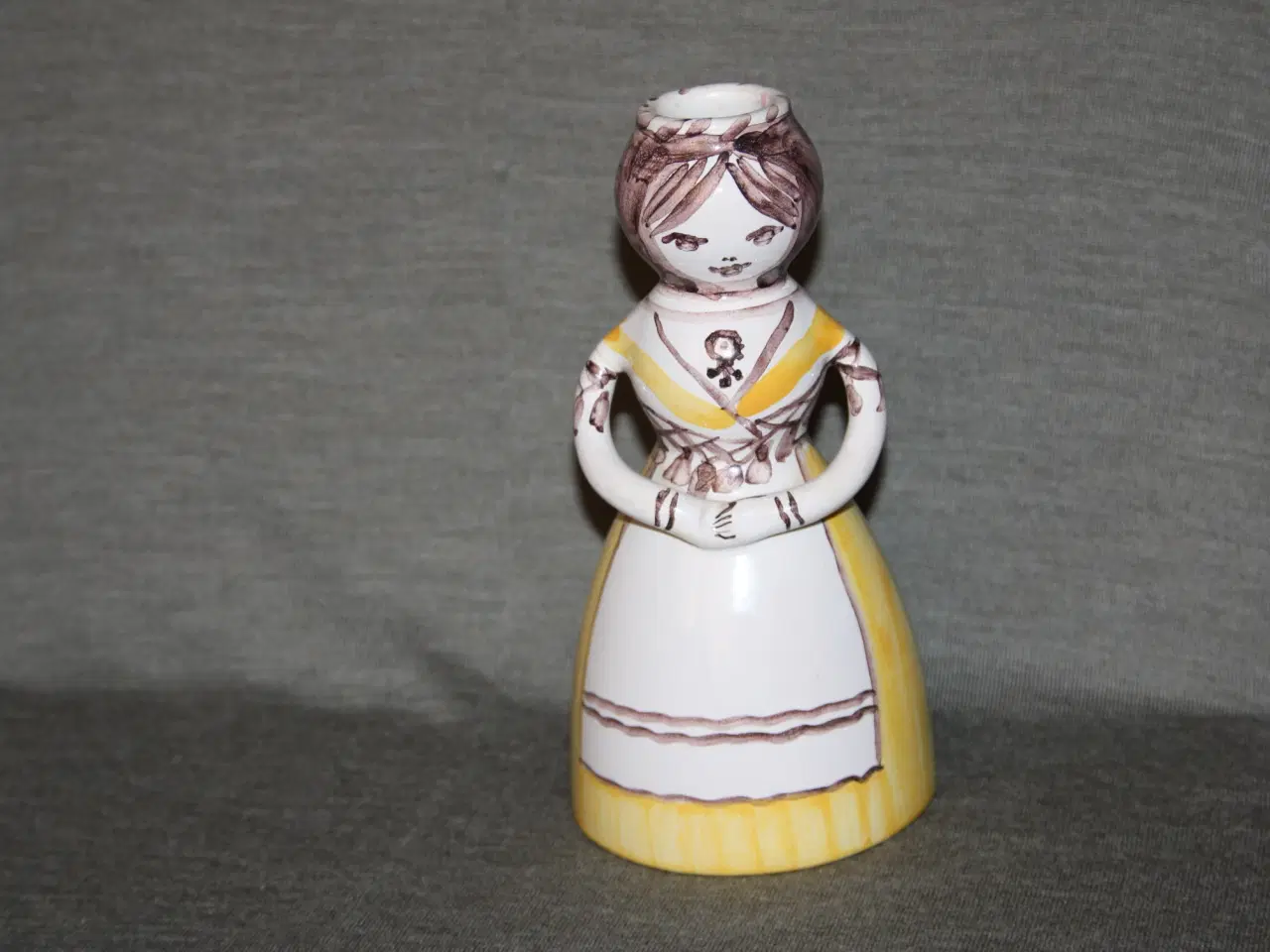 Billede 1 - Lars Syberg keramik vase/stage 19 cm Defekt