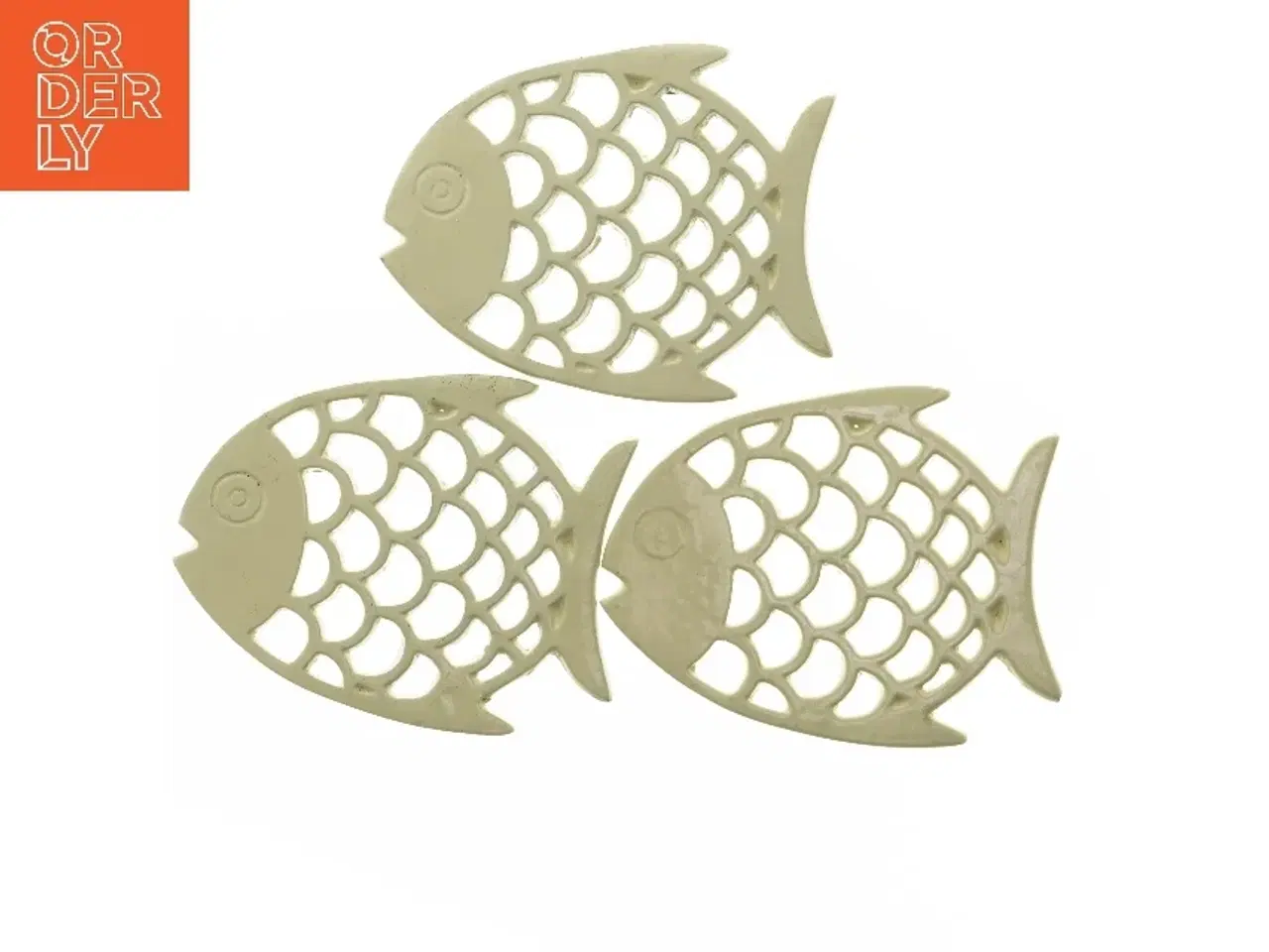 Billede 1 - Fiskformede bordskånere (str. 15,5x13 cm)