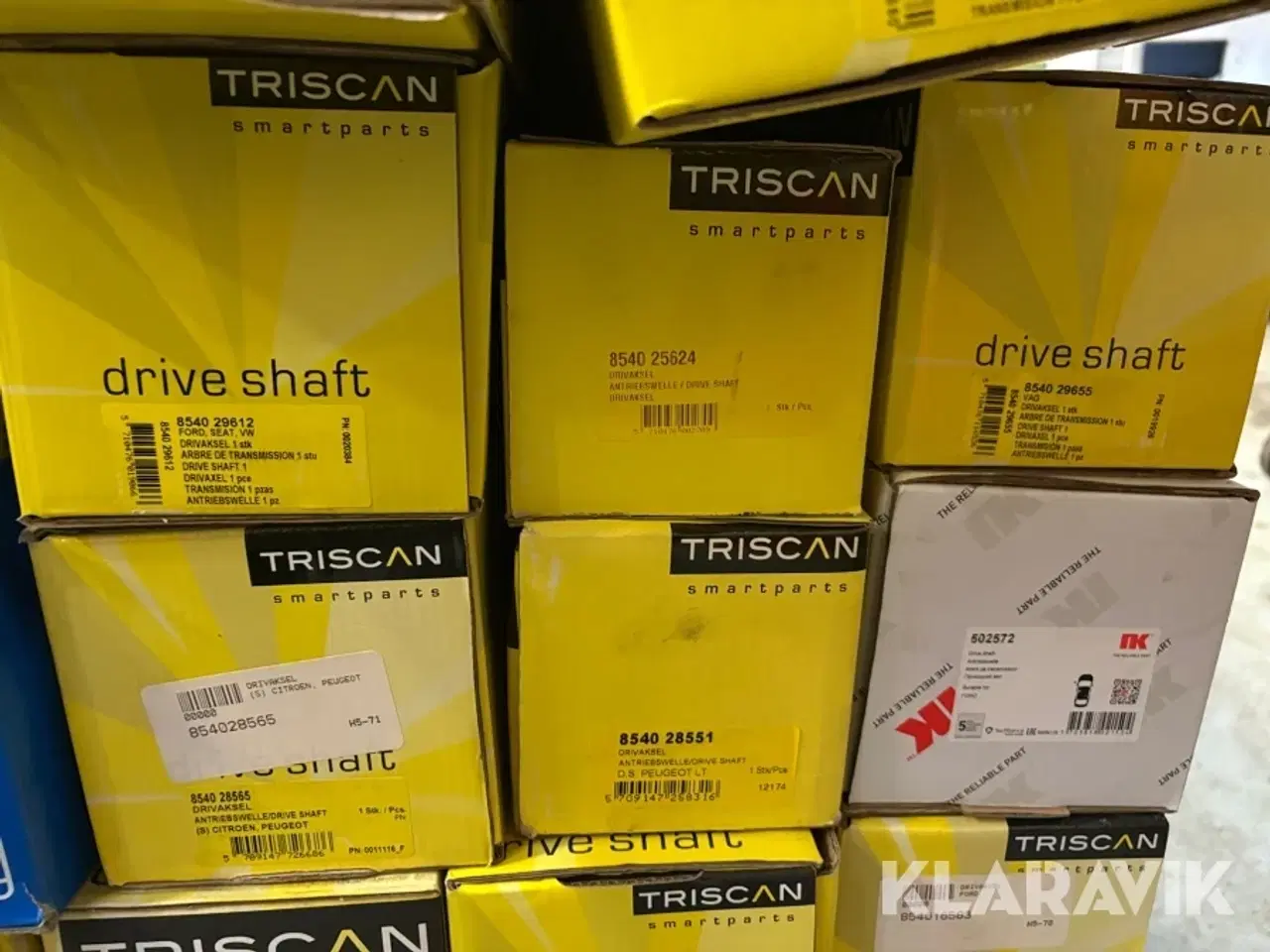 Billede 12 - Assoteret trækaksler Triscan - cirka 50 styks