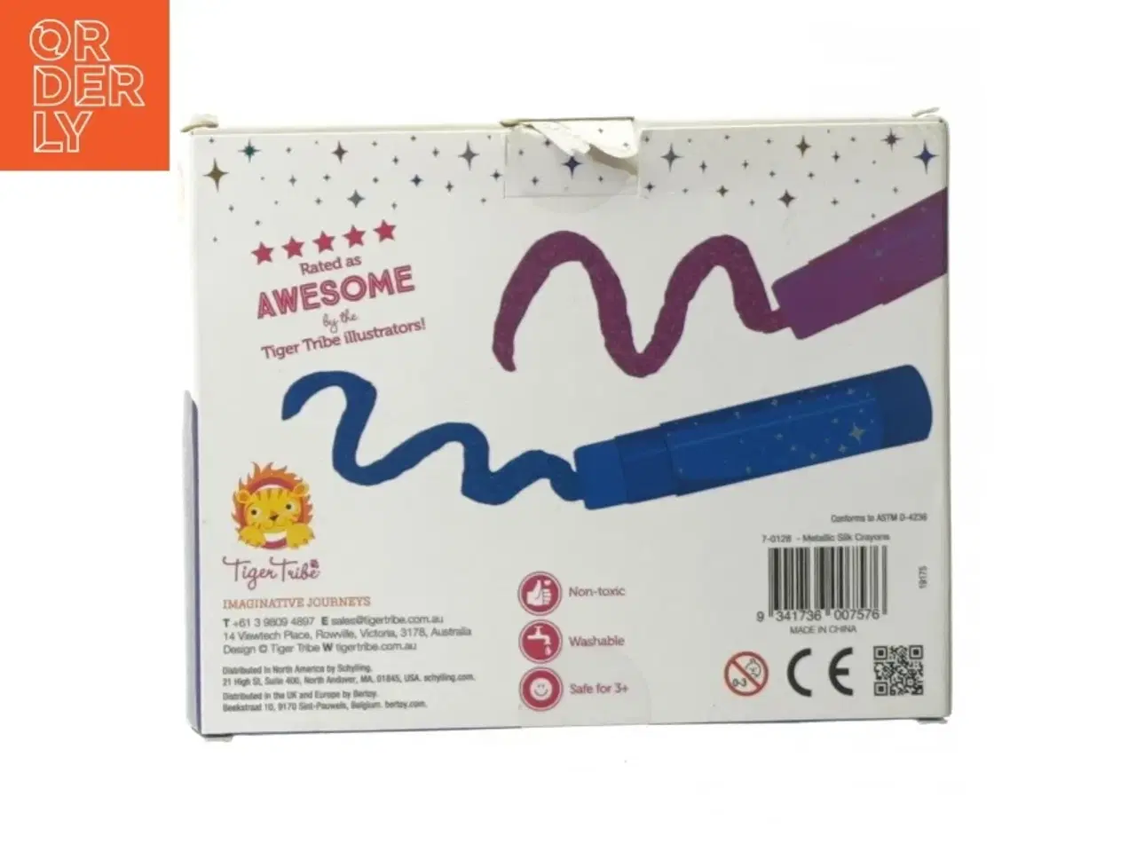 Billede 2 - Metallic silk crayons (str. 17 x 14 cm)