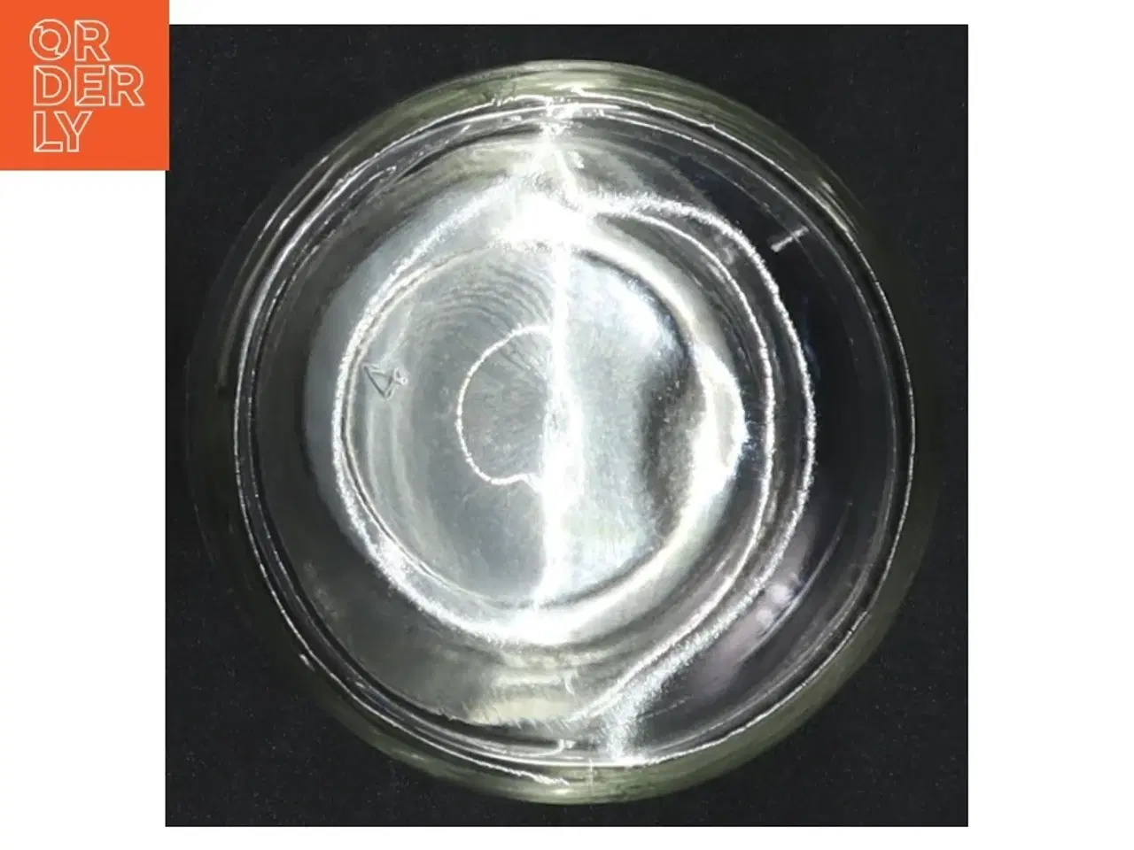 Billede 2 - Glasbeholder med metal låg fra Søstrene Grene (str. Ø 7,5 x 8,5 cm)