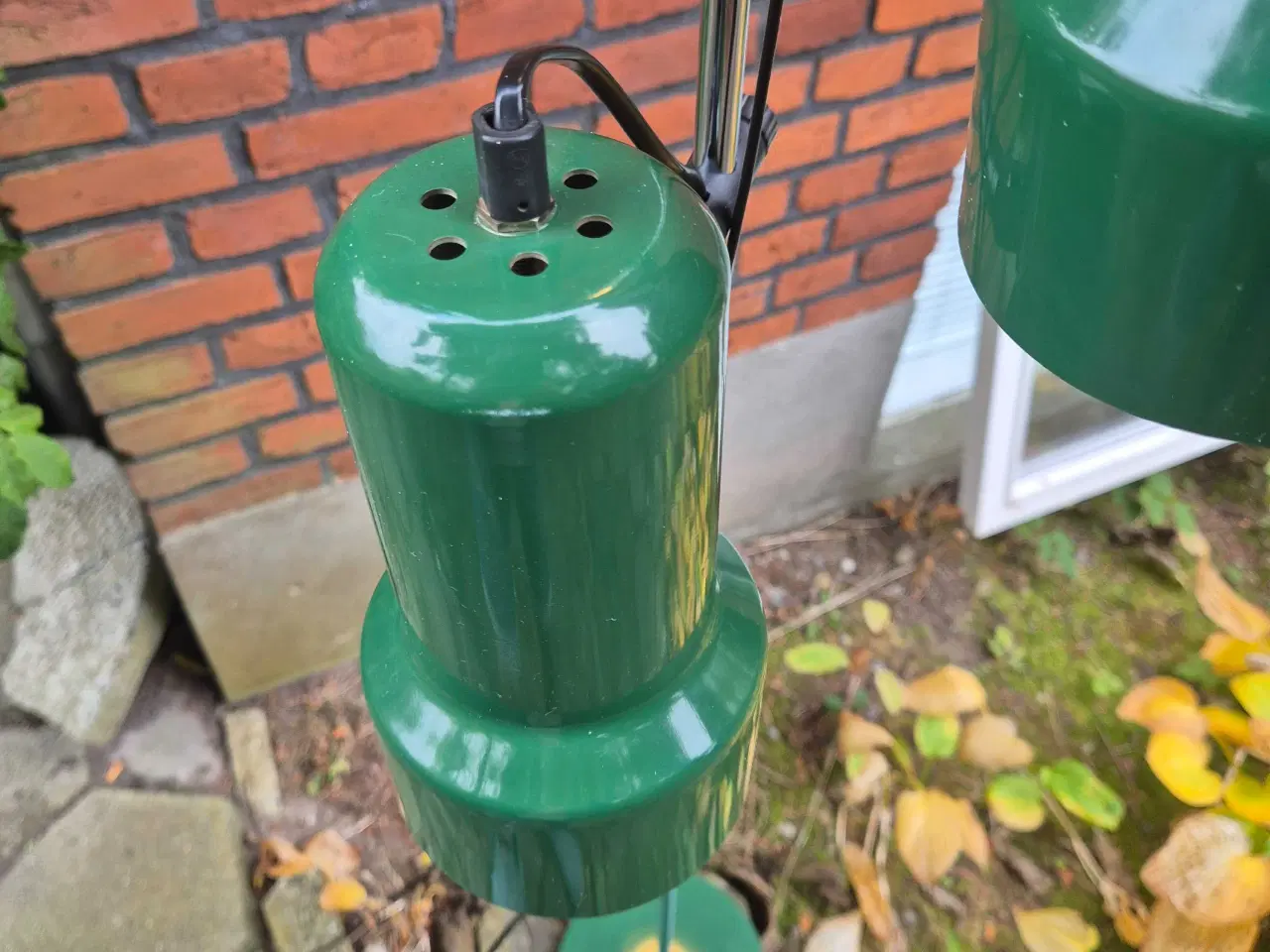 Billede 4 - Flot grøn gulvlampe fra retrotiden