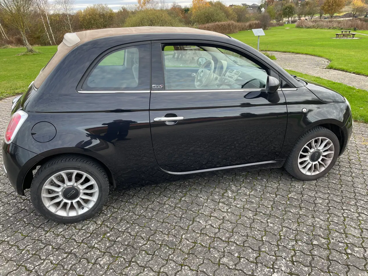 Billede 4 - Pæn og i orden Fiat 500 cabriolet