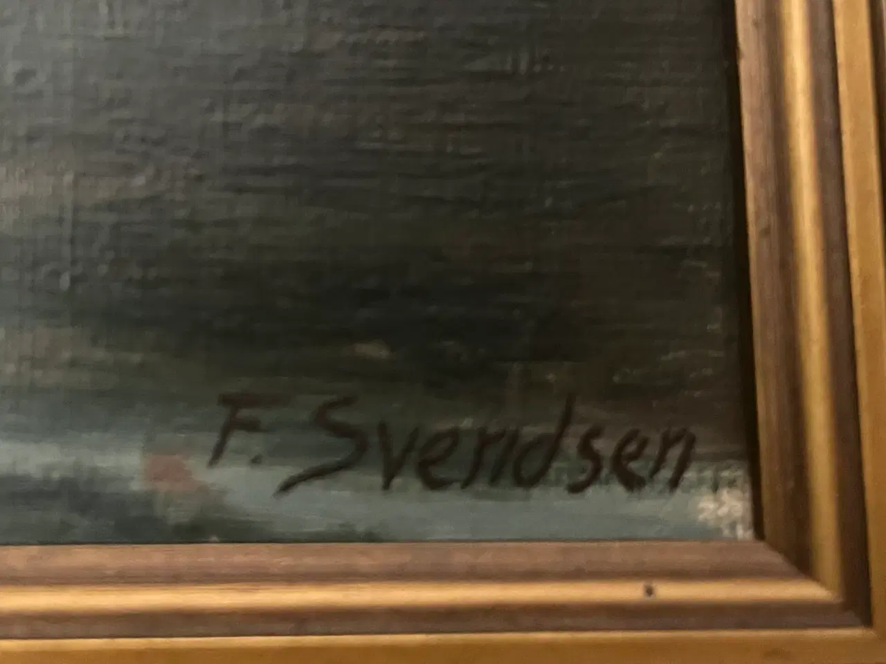 Billede 4 - Maleri af F Svendsen 