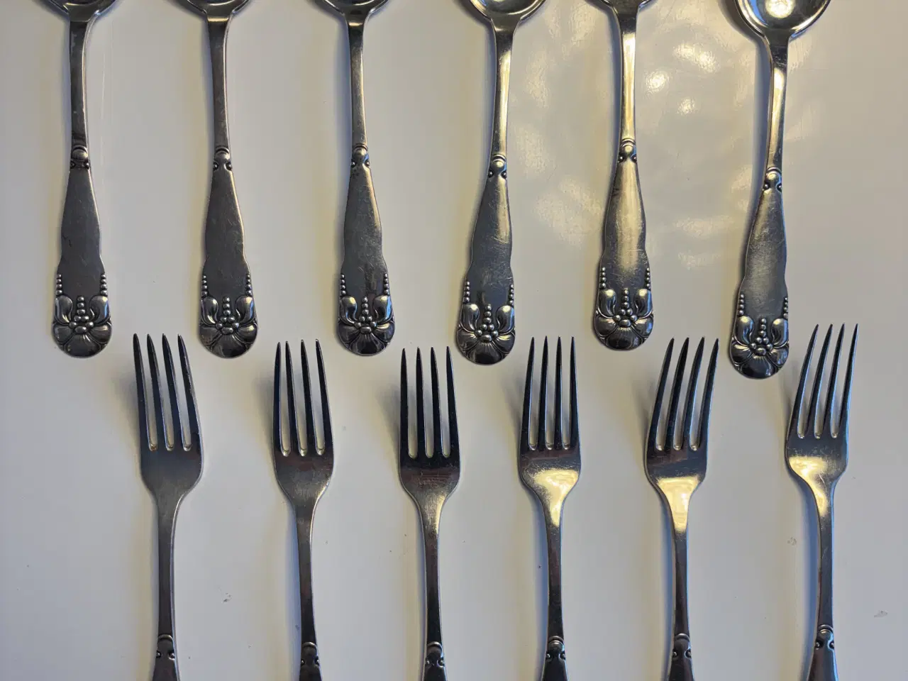 Billede 1 - Bestik i sølvplet 12 dele
