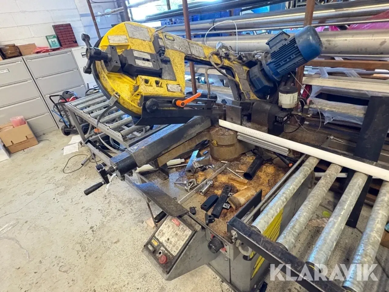 Billede 2 - Båndsav med rullebord FMB Sirius