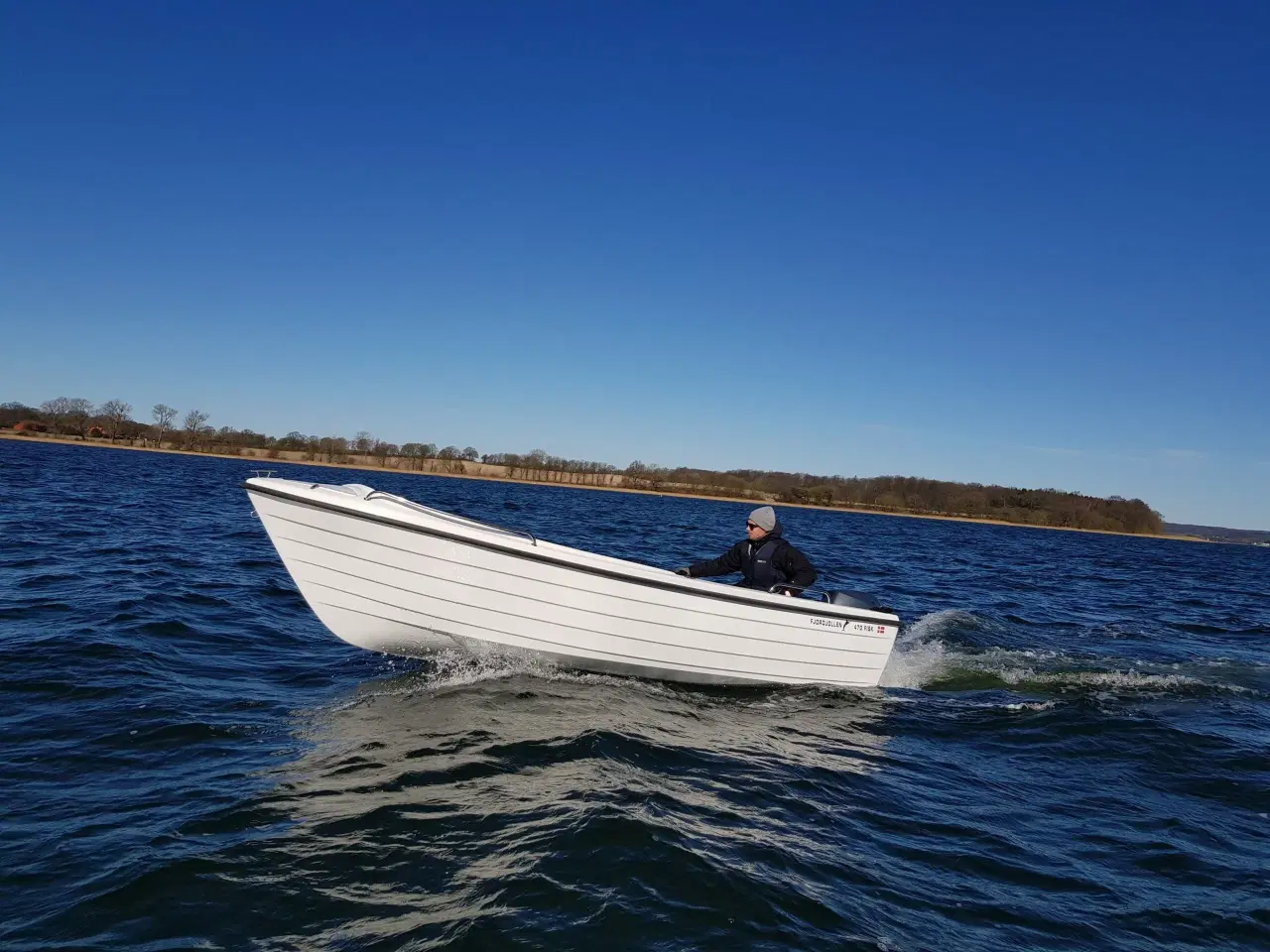 Billede 1 - Fjordjollen 470 Fisk med trailer og motor