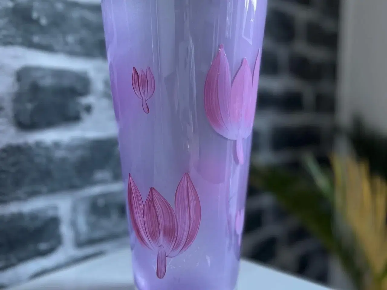 Billede 5 - Smuk lilla glasvase