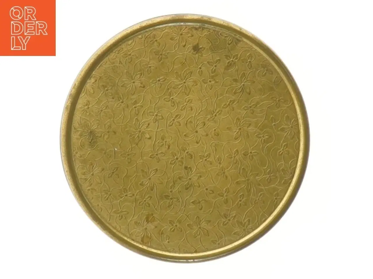 Billede 3 - Messing opbevaringsæske (str. Ø 11x3,5 cm)