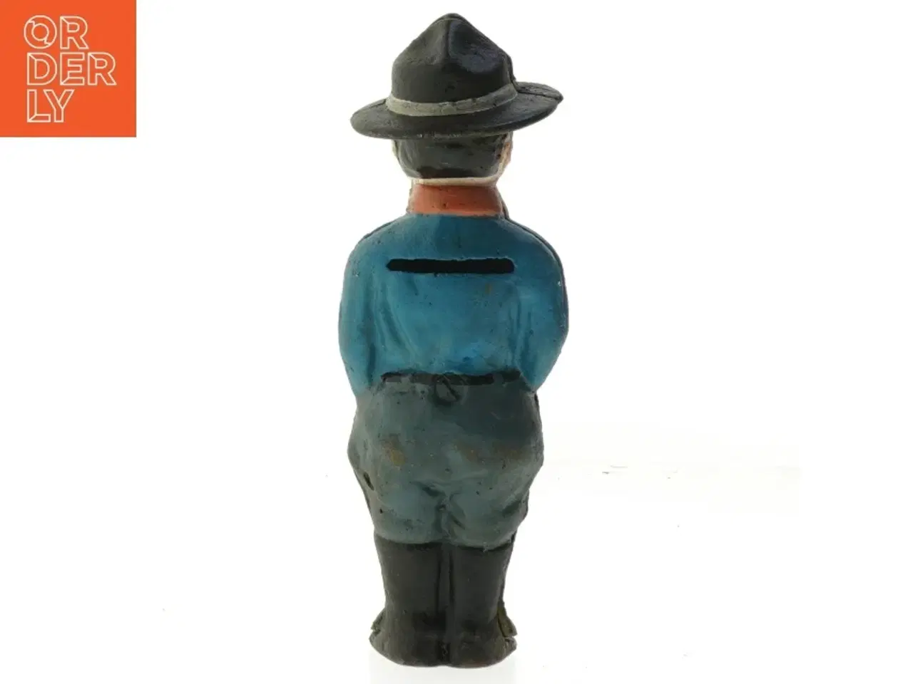 Billede 4 - Støbejerns sparebøsse figur (str. 17 cm)