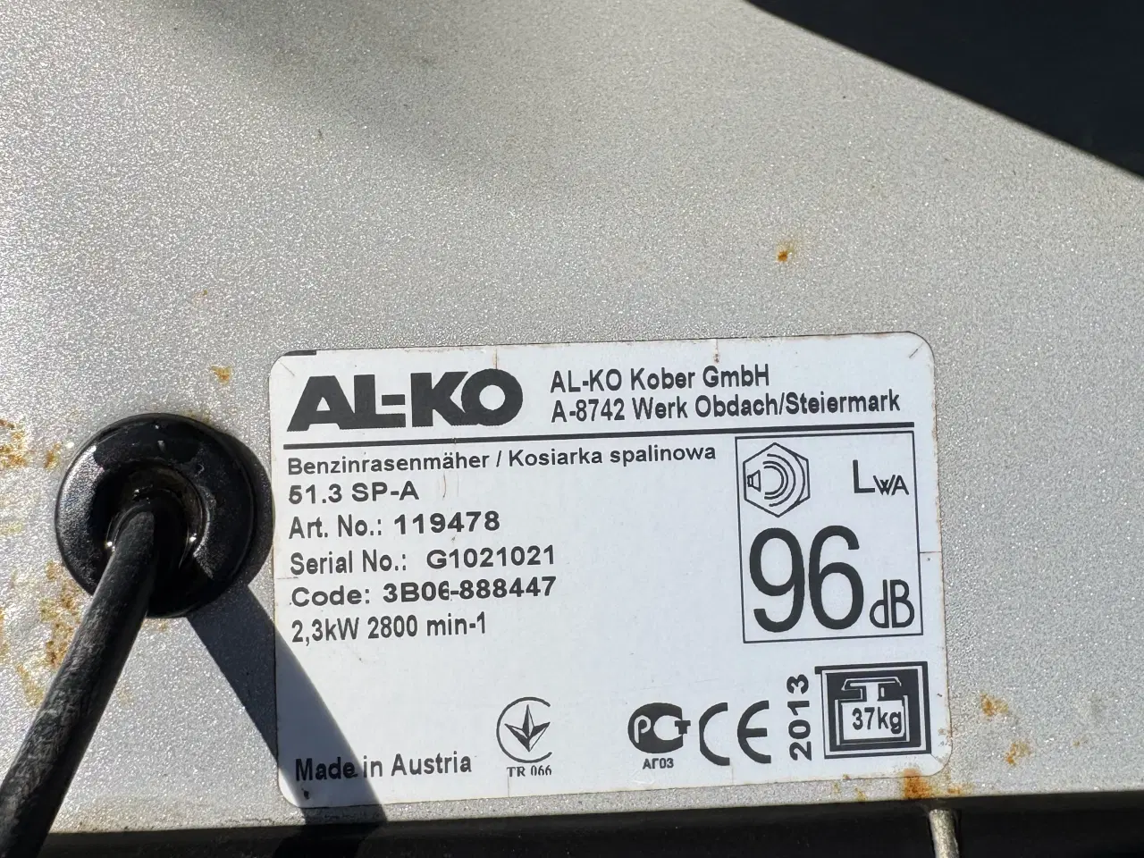 Billede 3 - Plæneklipper AL-KO Pro 160