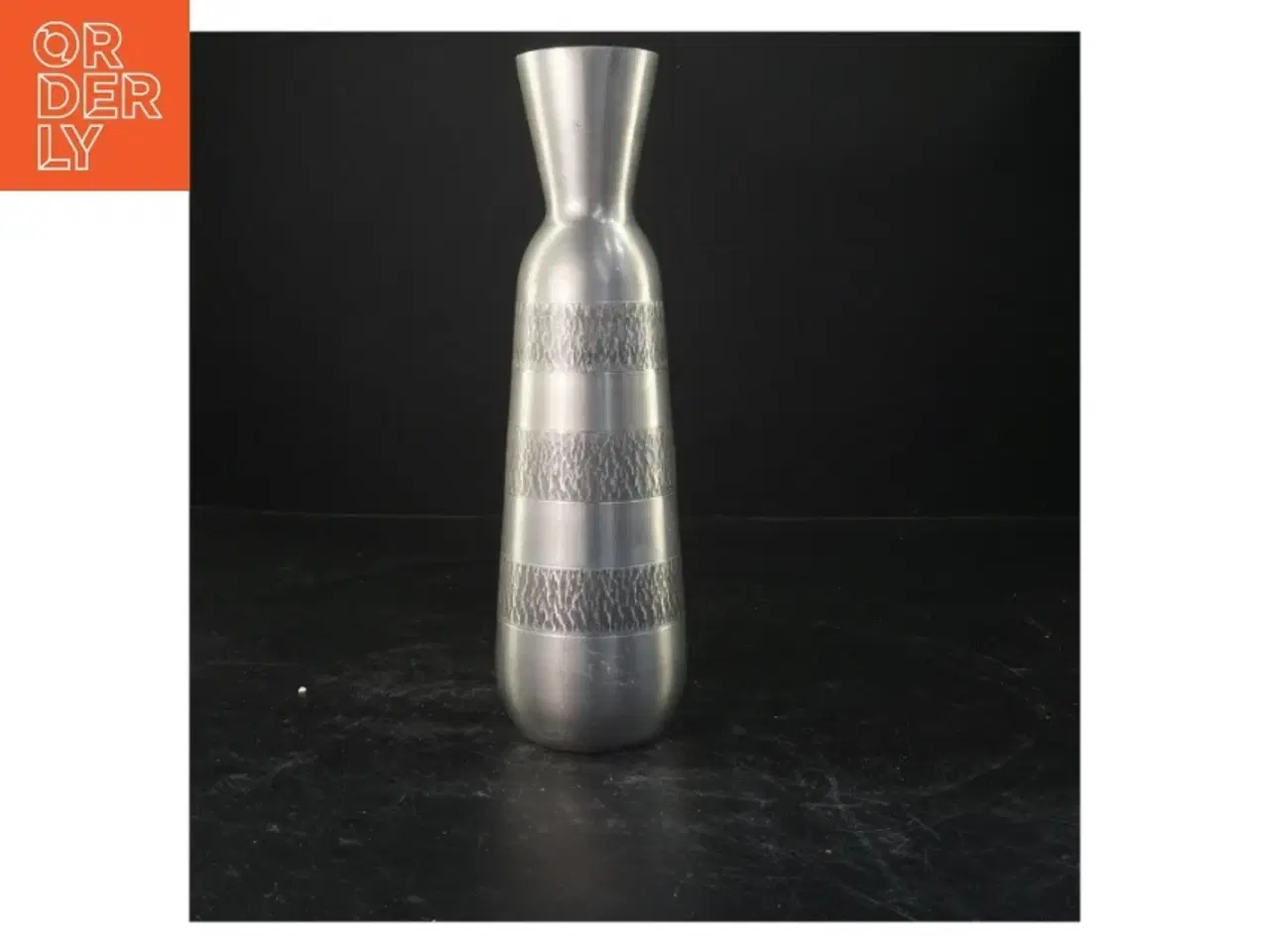 Billede 1 - Tin vase (str. 27x7 cm)
