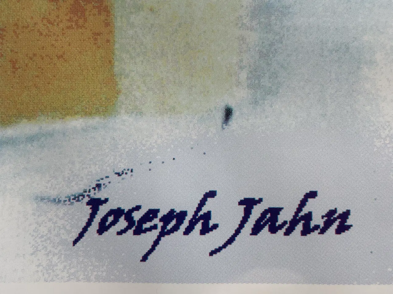Billede 3 - Indrammet plakat af Joseph Jahn