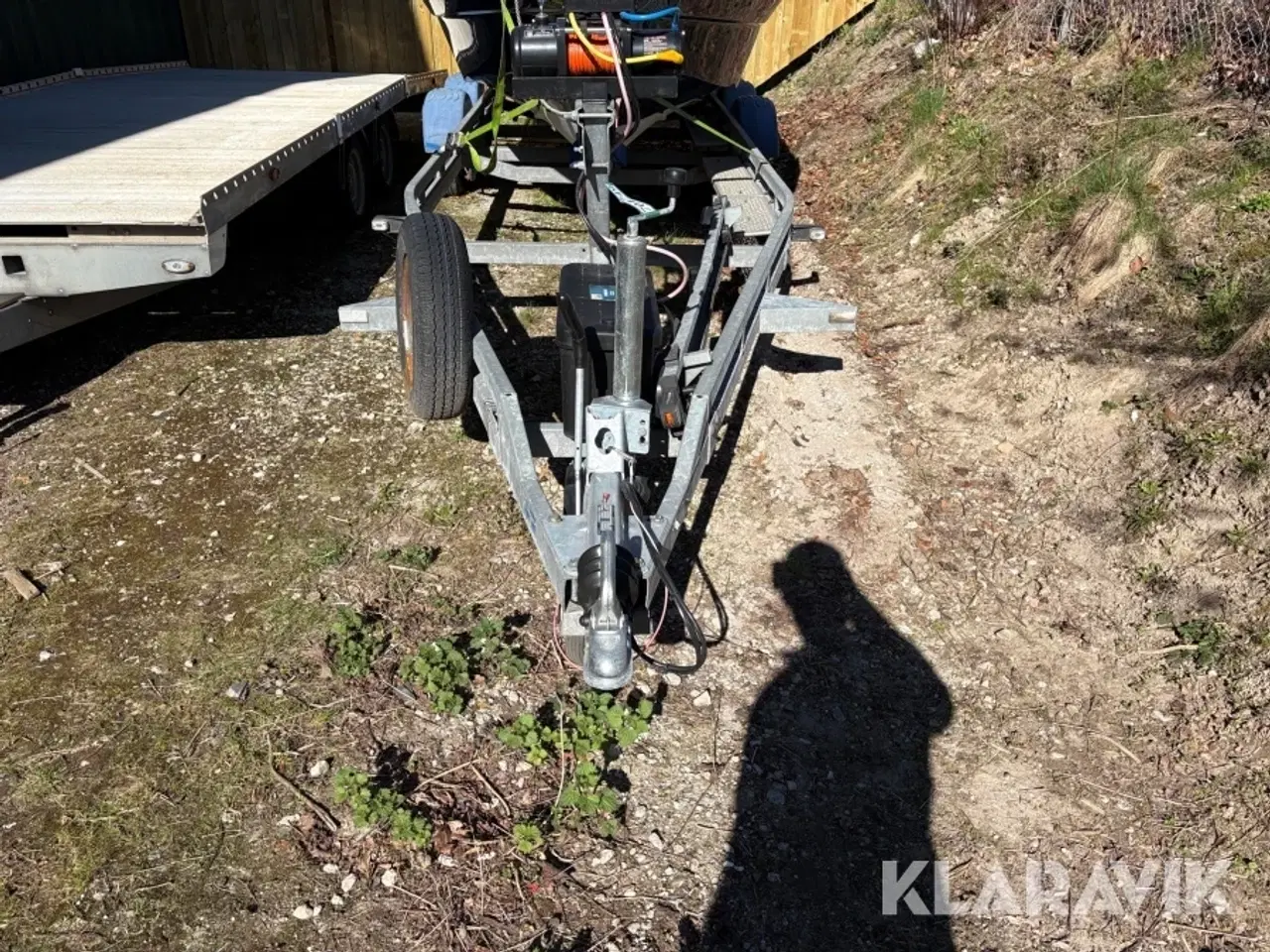 Billede 2 - Bådtrailer Brenderup med elspil