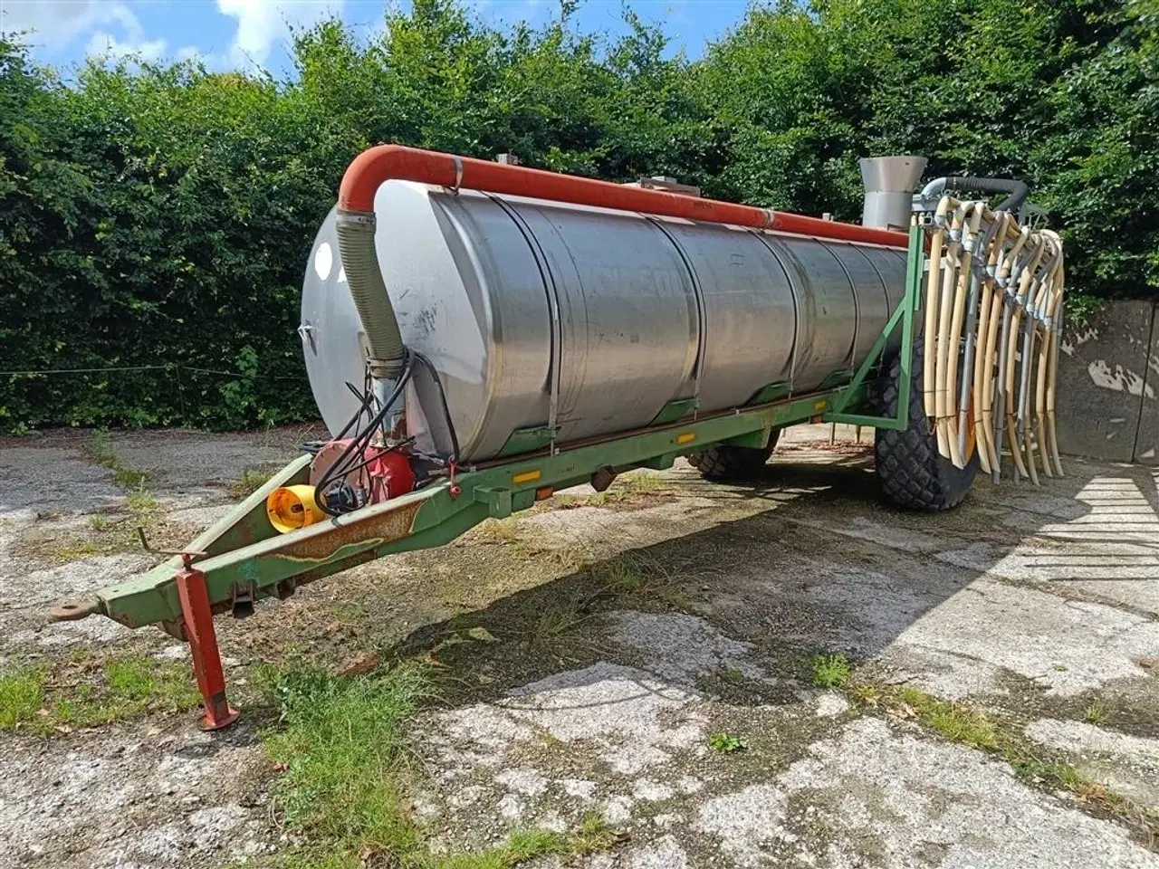 Billede 3 - - - - Gyllevogn rustfri tank 12 tons med 12 m bom