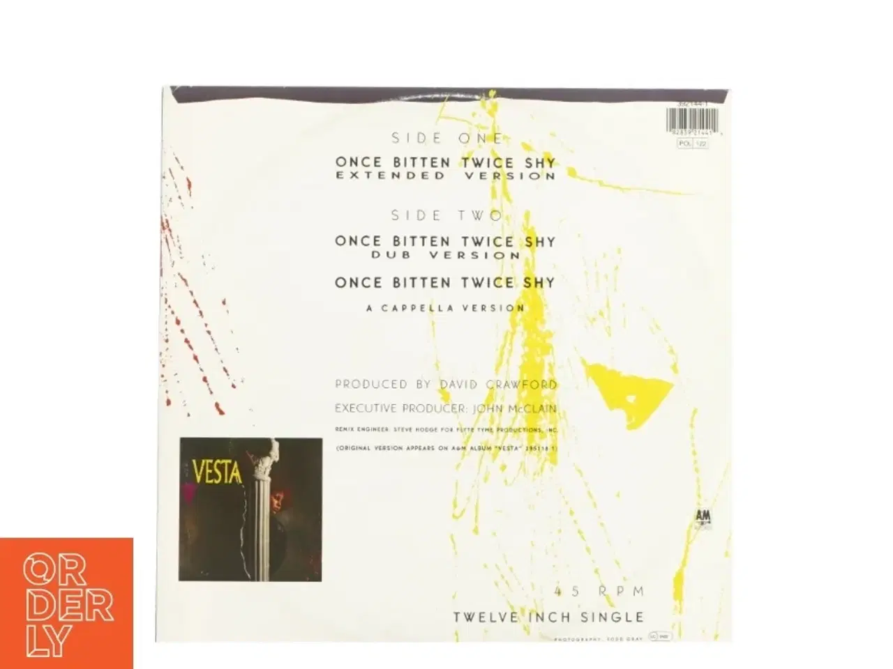 Billede 2 - Vesta once bitten twice shy LP