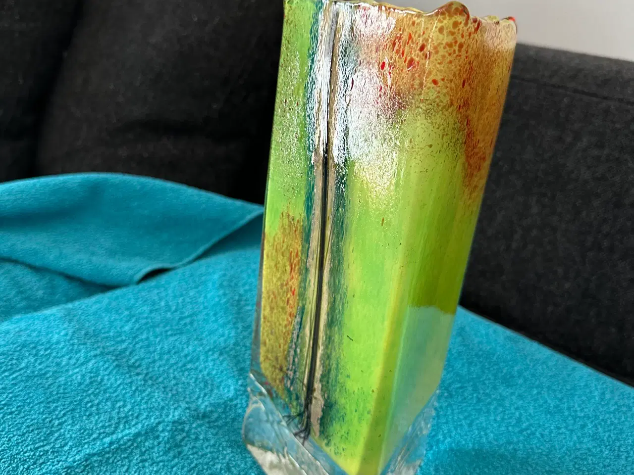 Billede 1 - Flot glas vase 