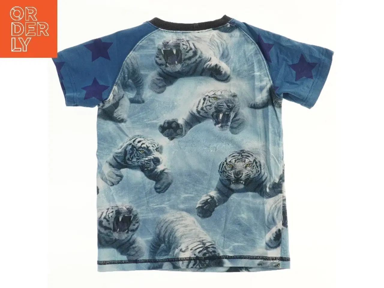 Billede 1 - Børne T-shirt med tigerdesign fra Molo (str. 110)