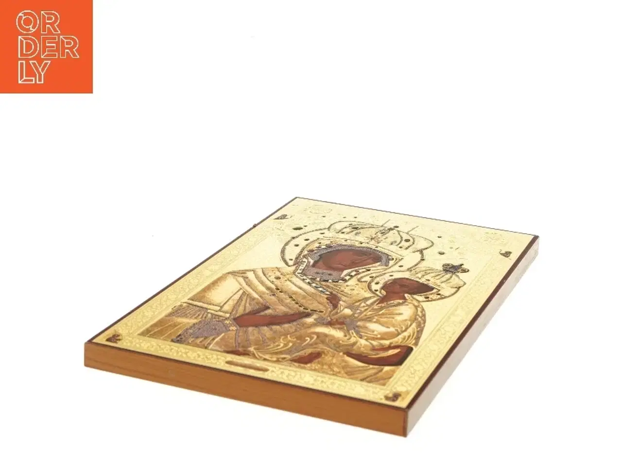 Billede 2 - Religiøs ikon tavle (str. 32x21 cm)