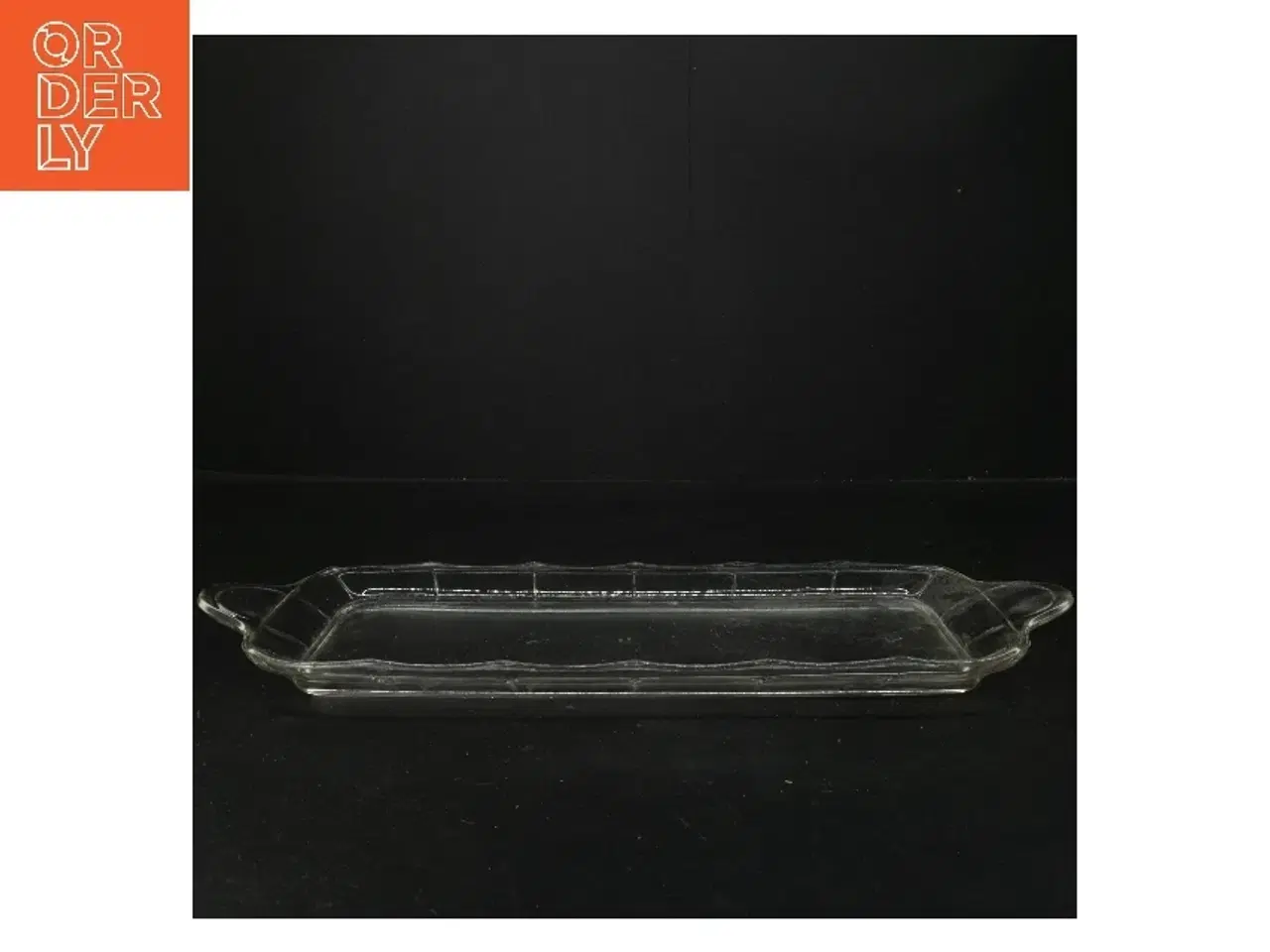 Billede 2 - Glasfad med håndtag (str. 34x16 cm)