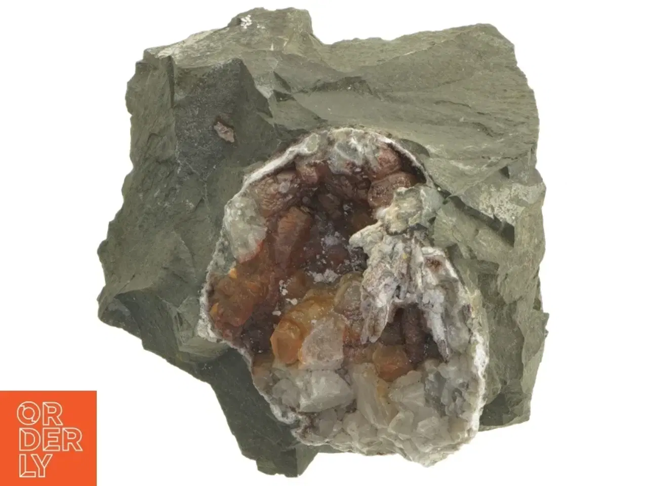 Billede 5 - Geode med krystaller (str. 20 x 14 cm)