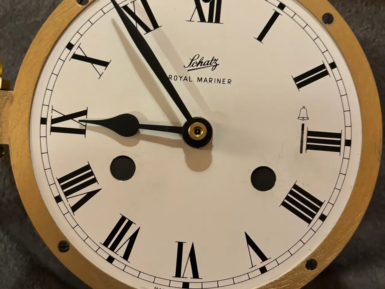 Billede 5 - Vintage maritimt skibsur + barometer – Schatz Roya