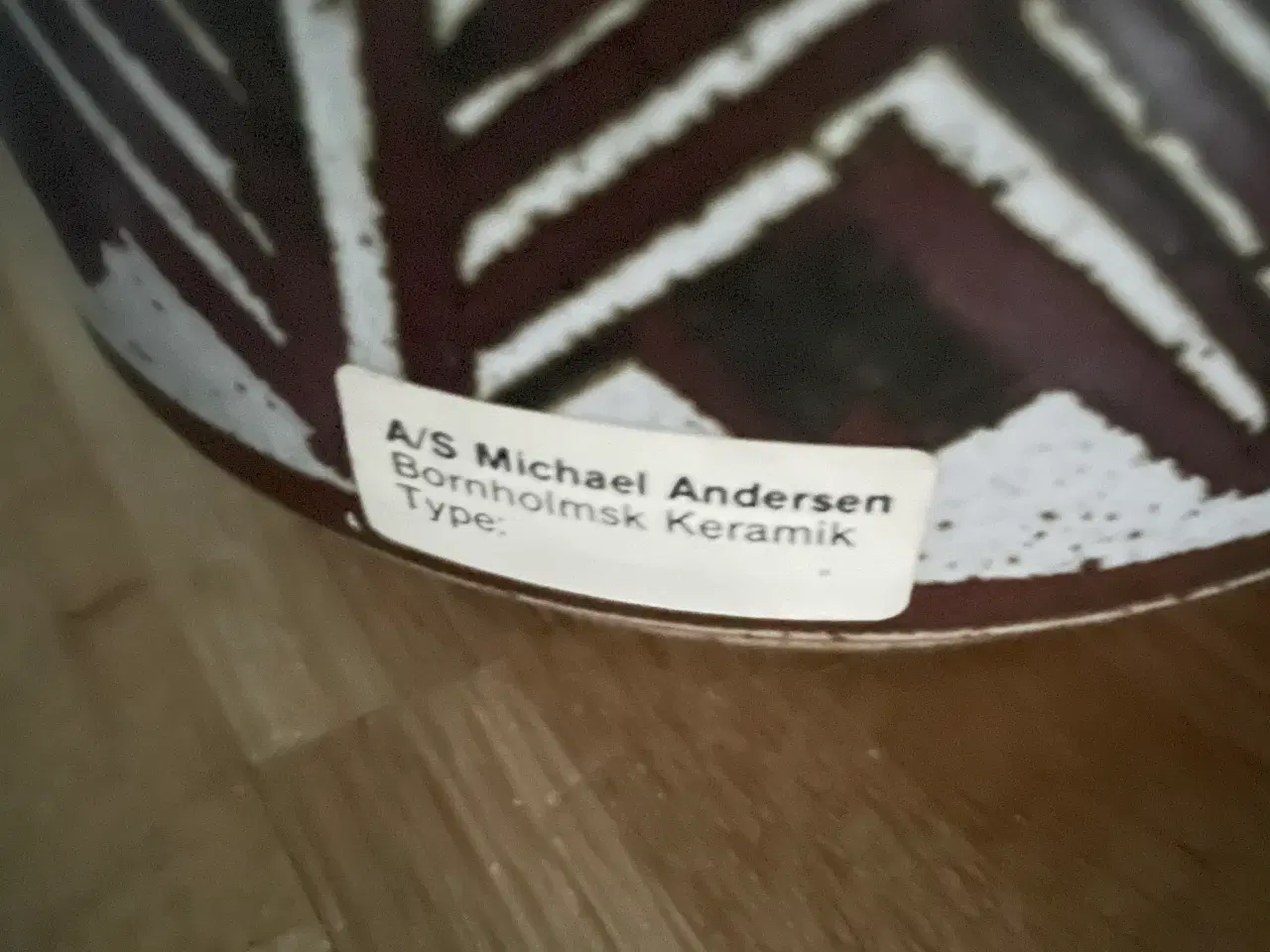 Billede 2 - Bordlampe keramik Michael Andersen 