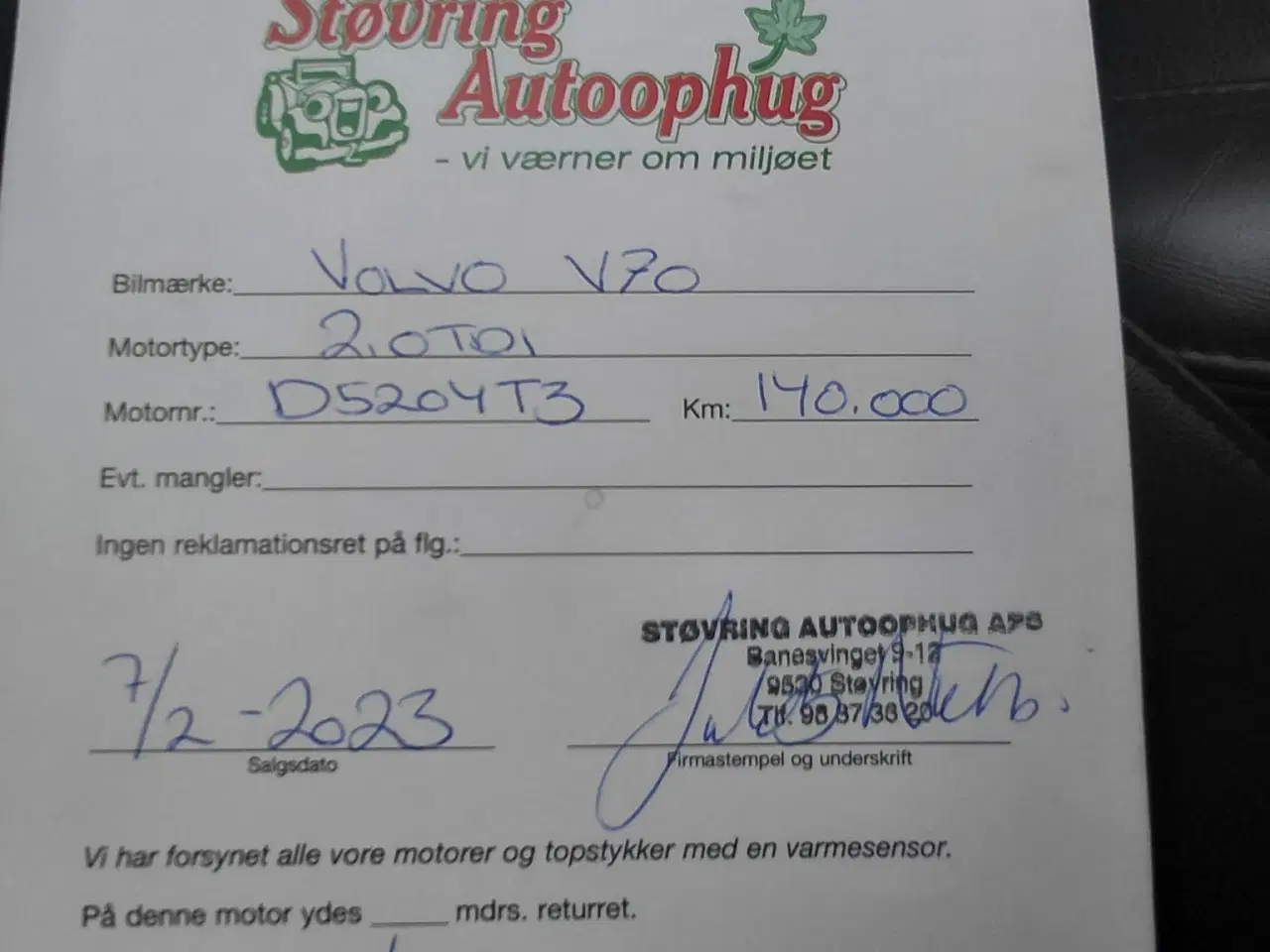 Billede 19 - Volvo V70 2.0 D3 Automat gear 