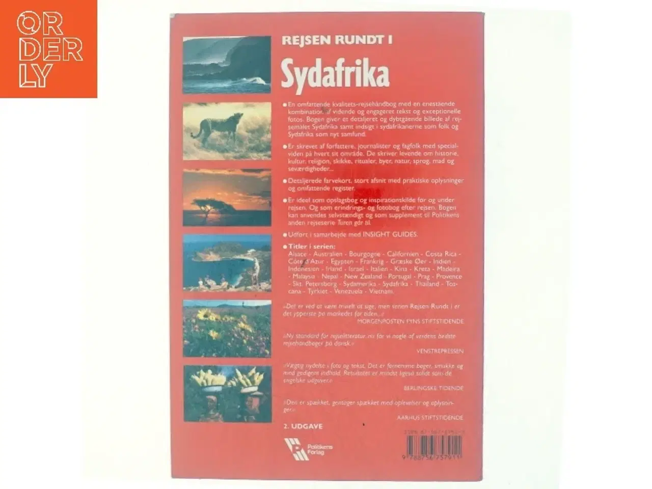 Billede 2 - Rejsen rundt i Sydafrika af Erik Hvidt (Bog)