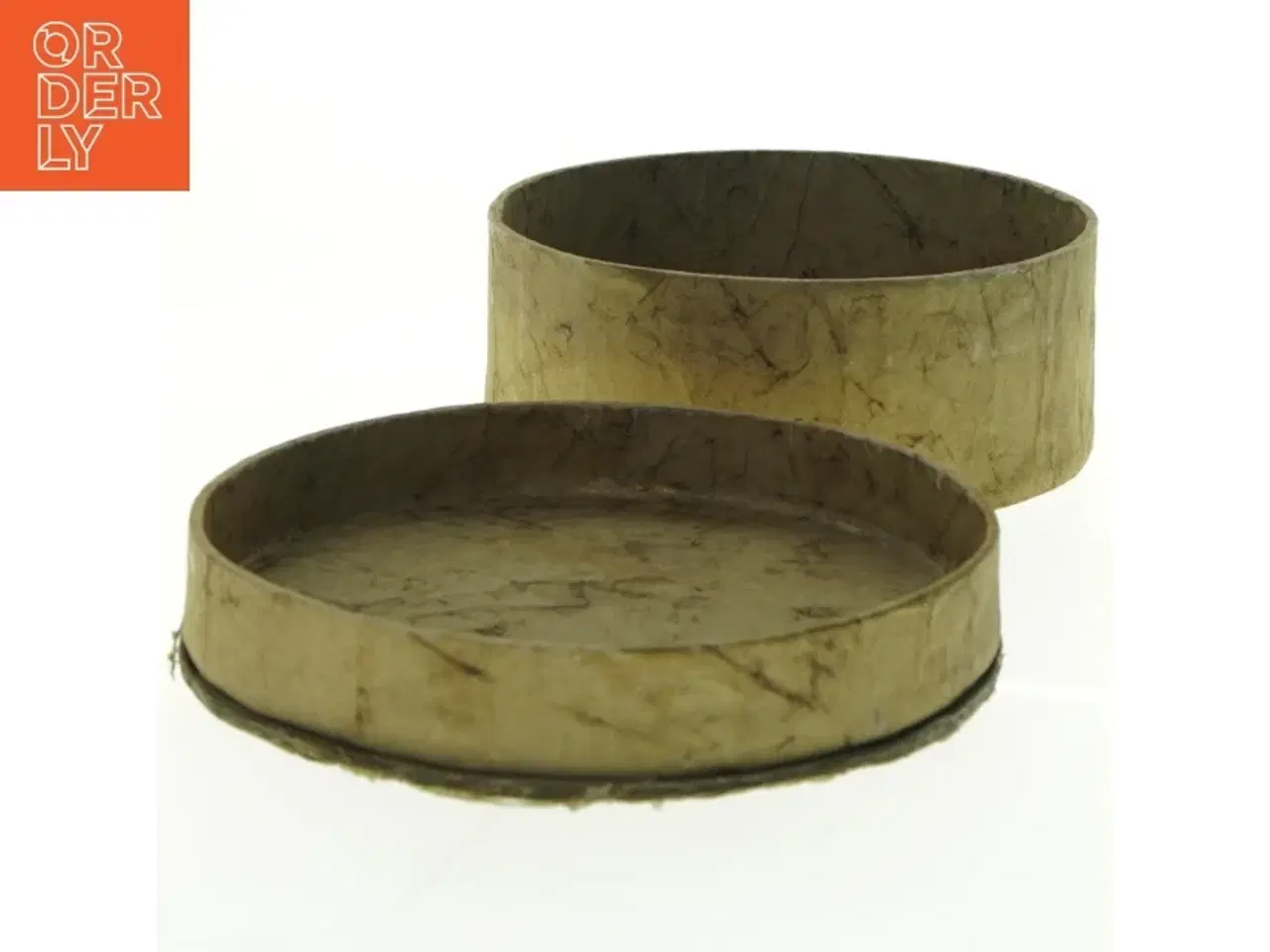 Billede 4 - Rund æske med druemotiv på låget (str. Diameter 17 cm h 7 cm)