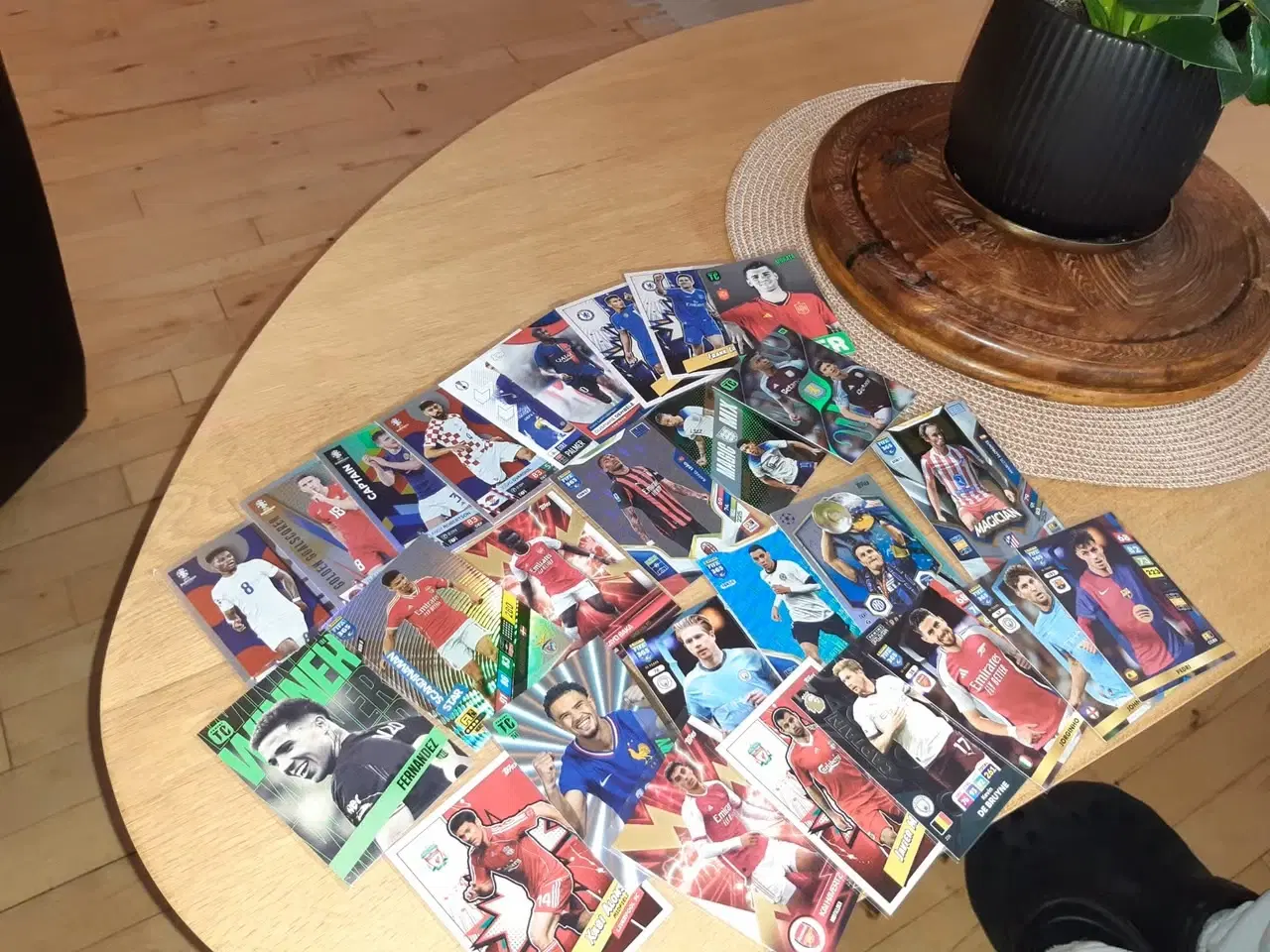 Billede 1 - Blanede Fodboldkort sælges samlet 