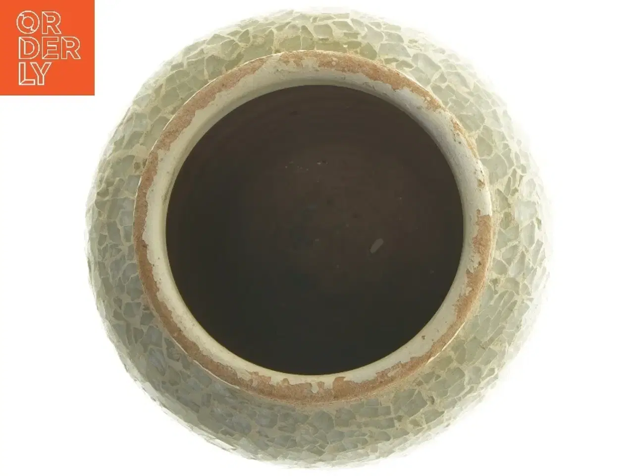 Billede 3 - Dekorativ vase med mosaik design (str. 24 cm)