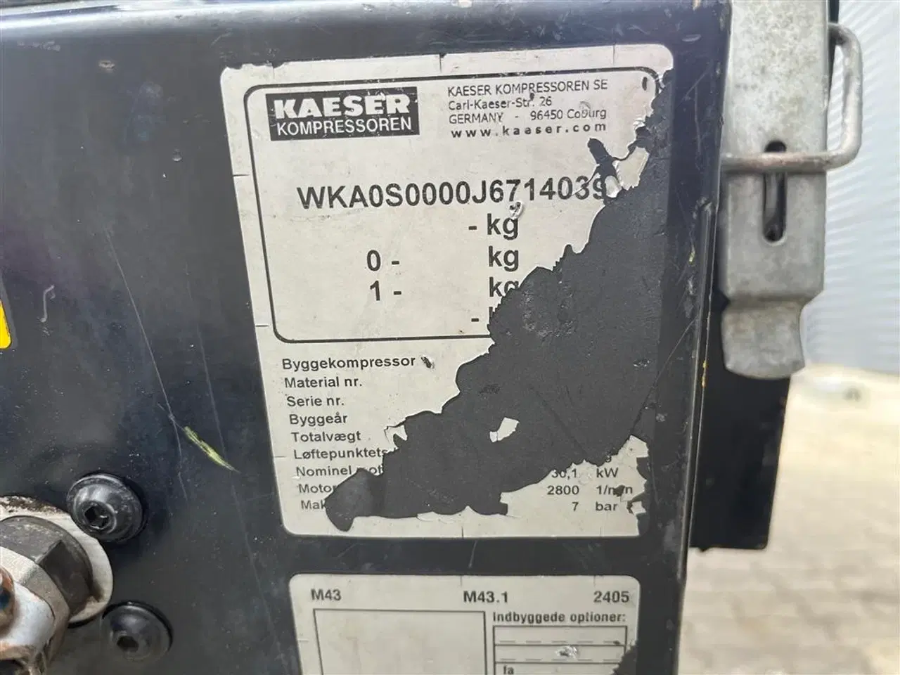 Billede 12 - Kaeser M 43 4,3M3 kompressor