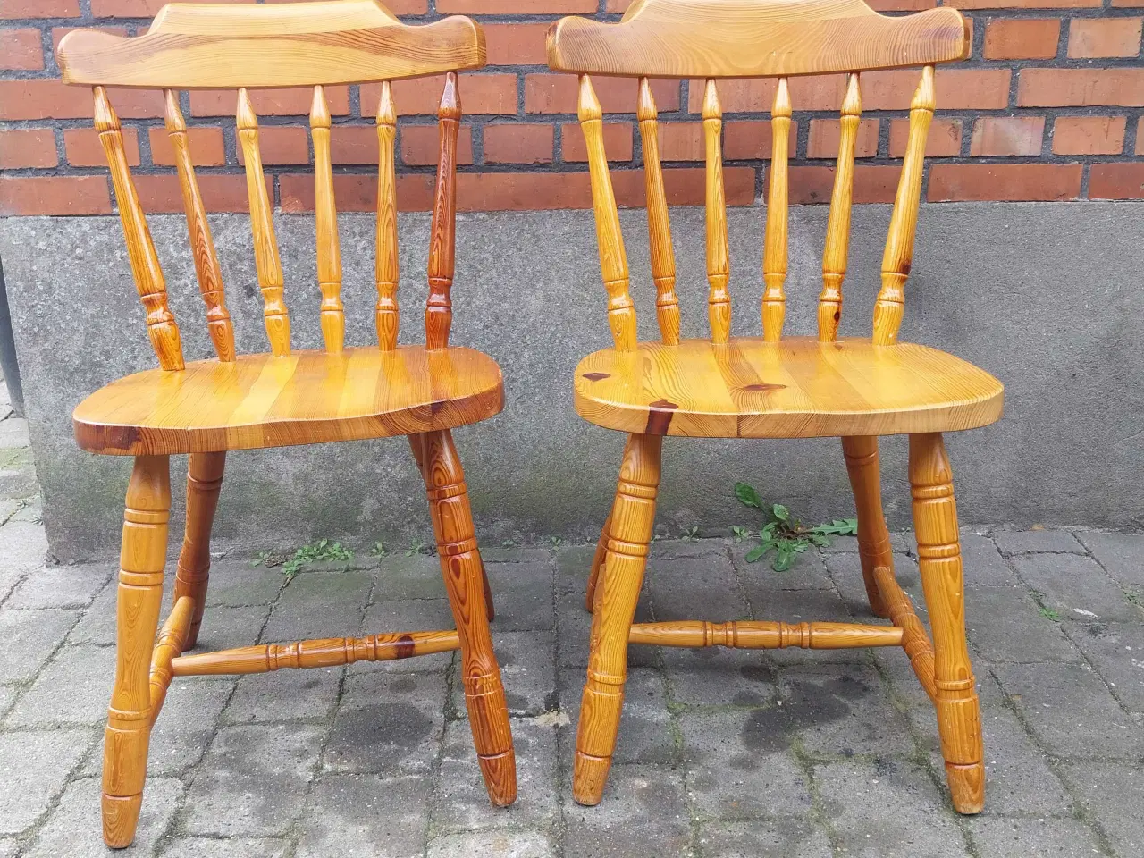 Billede 1 - 2 stk spisebordsstole 