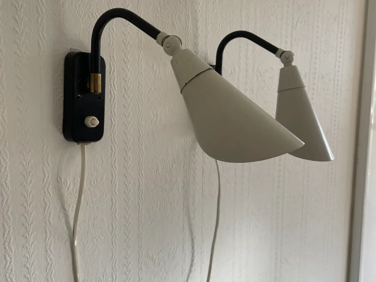 Billede 2 - Vintage væglamper med svingarm
