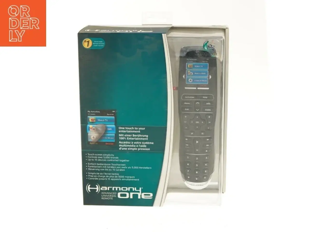 Billede 1 - Logitech Harmony One Universal Fjernbetjening fra Logitech (str. 26x22 cm)