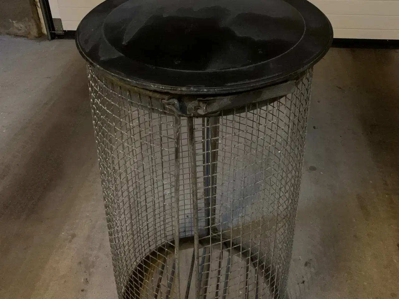 Billede 1 - Galvaniseret affaldsstativ 