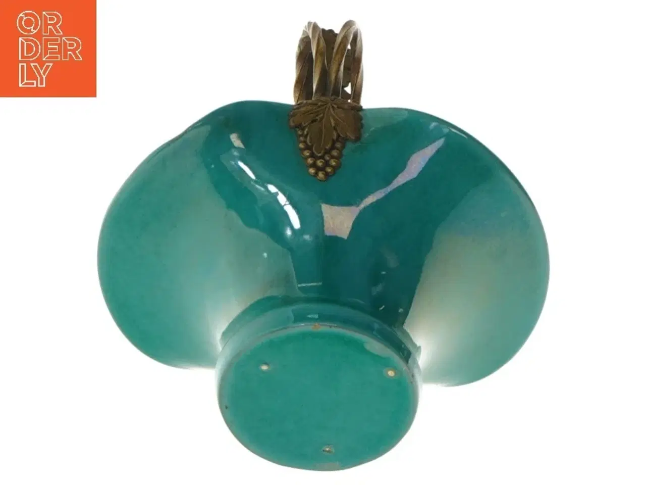 Billede 4 - Antik kurv med metalhank (str. 12 cm)