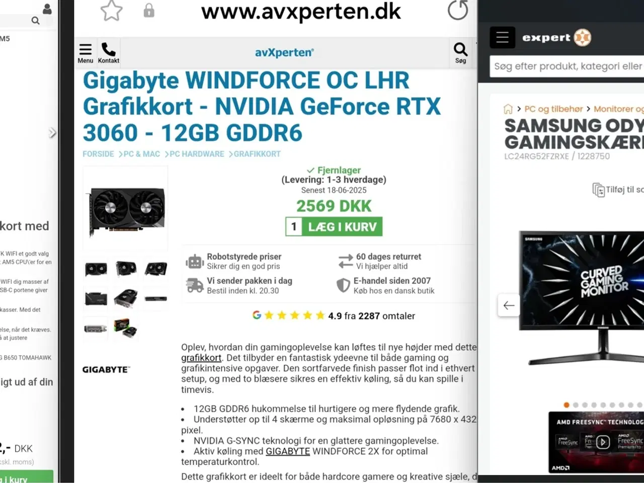 Billede 3 - RTX 3060 Gamer PC + 24" Gaming Skærm