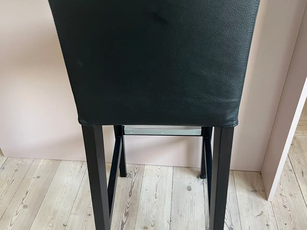 Billede 3 - Barstol sort læder
