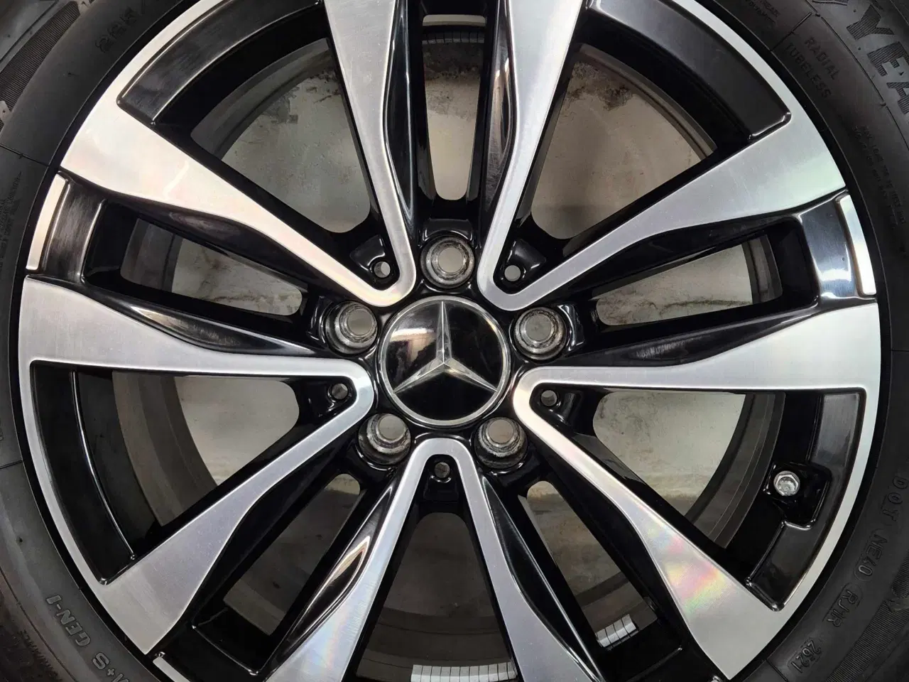 Billede 10 - MERCEDES ORIGINAL ALUFÆLGE MED VINTERDÆK