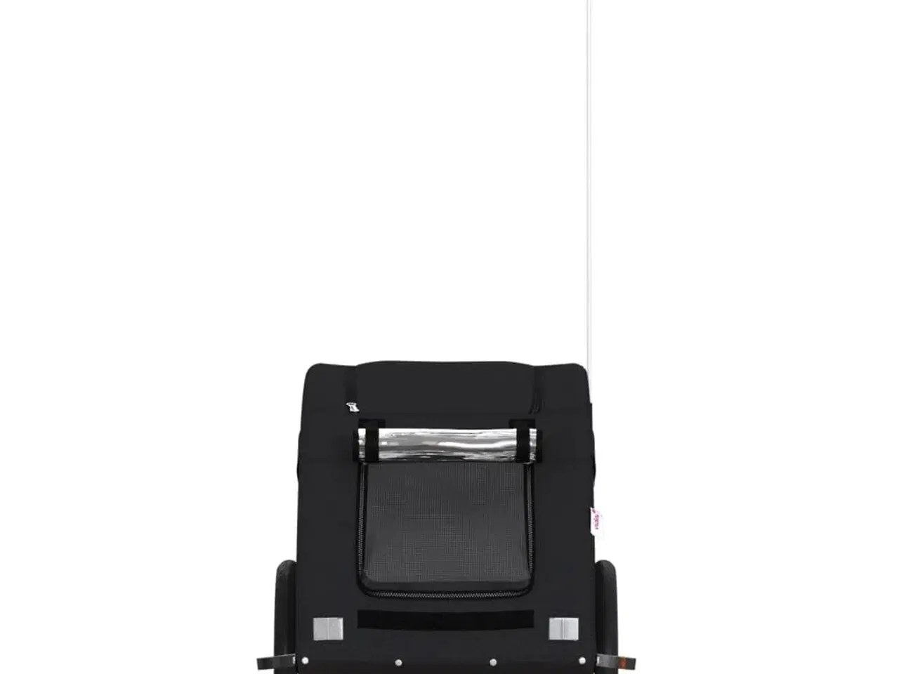 Billede 4 - Cykeltrailer til kæledyr oxfordstof og jern sort