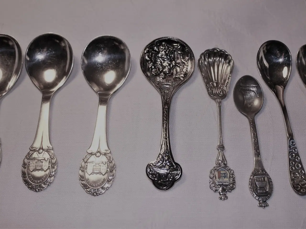 Billede 1 - Kompotskeer af sølvplet
