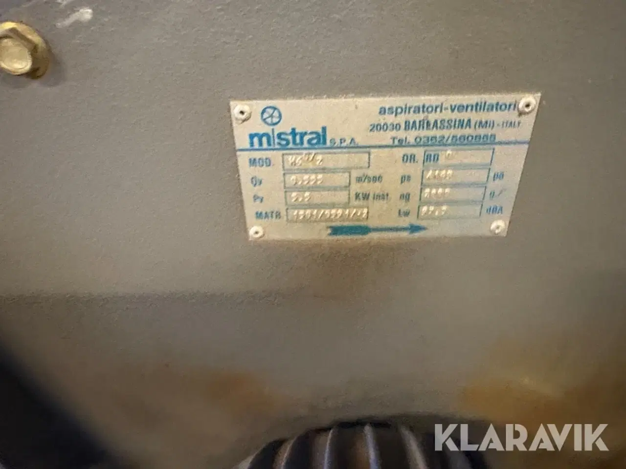 Billede 10 - Ventilationssystem Mistral M6U/2 + Asea 3,5 kW