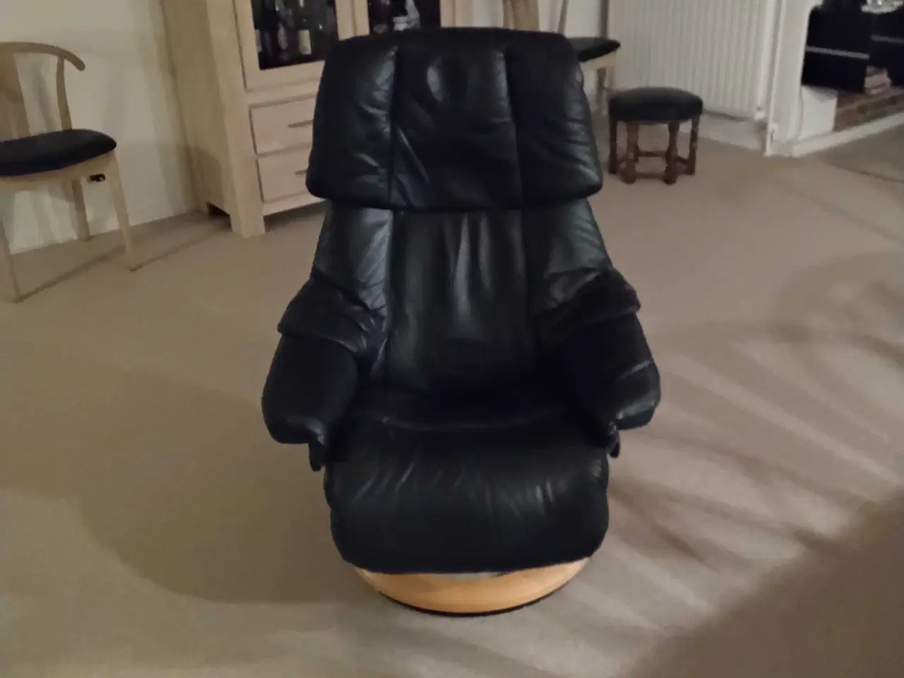 Billede 1 - Pæn læder lænestol Stressless