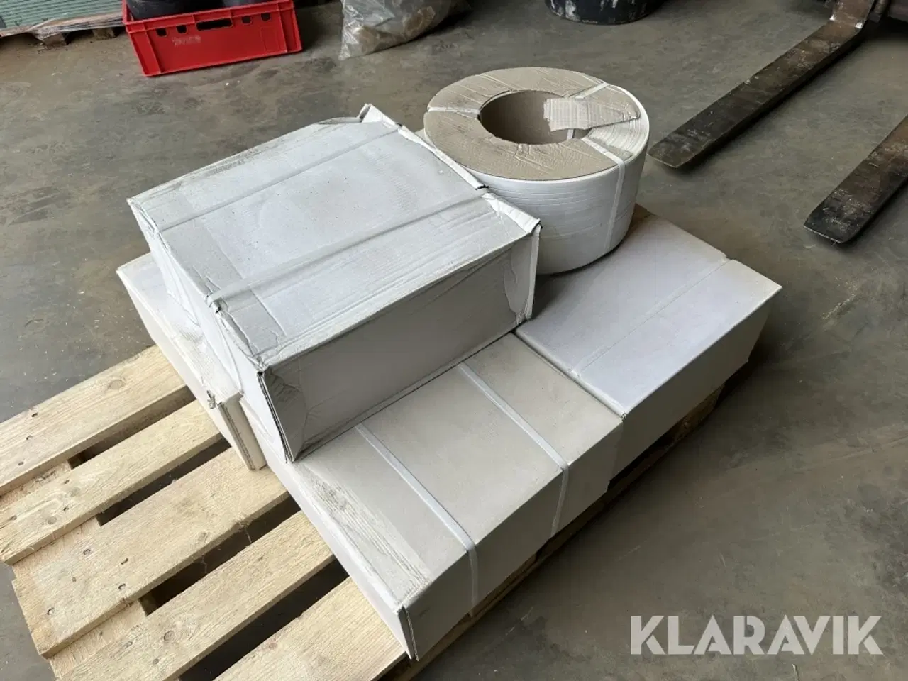 Billede 1 - PP Strap White 9x0,55x4000m - 6 Ruller