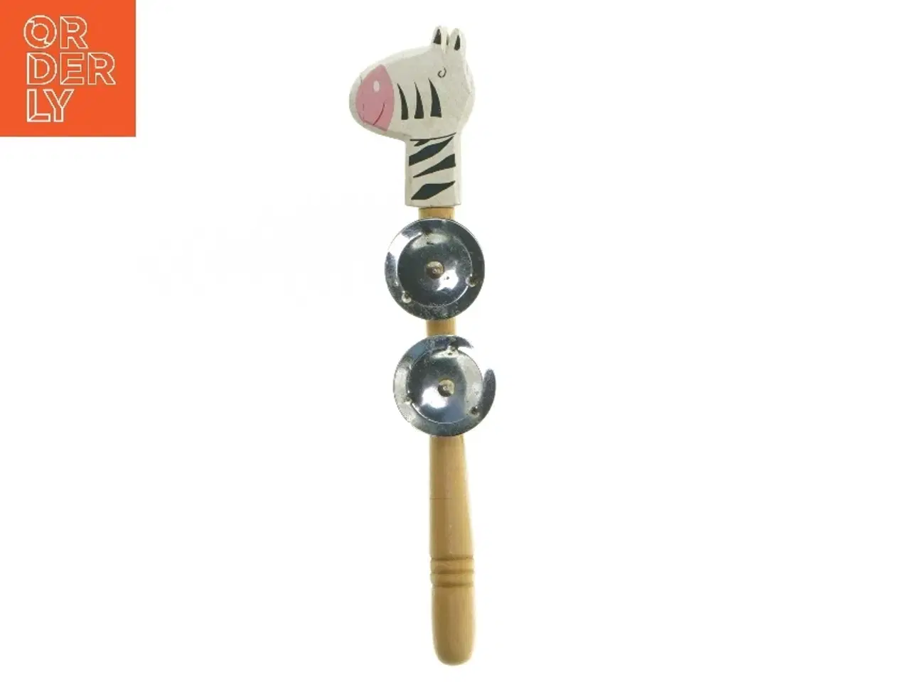 Billede 1 - Zebra håndklokke (str. 24 cm)